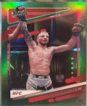 TJ Dillashaw 2022 Panini Donruss UFC Base #98 Green