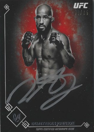 Demetrious Johnson 2017 Topps Museum Collection UFC Museum Autographs #MA-DJ Copper