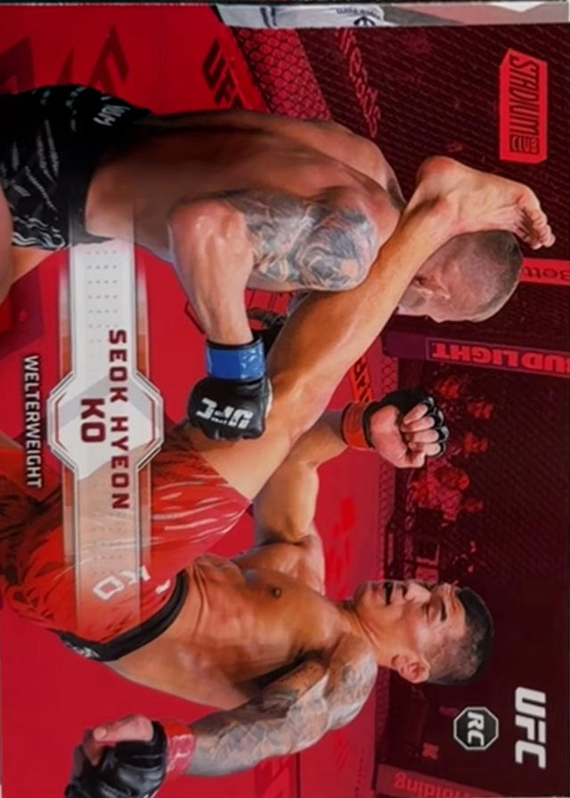 Seok Hyeon Ko 2026 Topps Stadium Club UFC Base #196 Red