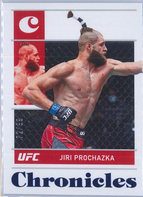 Jiri Prochazka 2022 Panini Chronicles UFC Base Chronicles #55 Blue