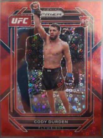 Cody Durden 2023 Panini Prizm Under Card UFC Base #112 Red