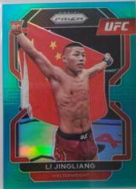 Li Jingliang 2022 Panini Prizm UFC Base #118 Teal
