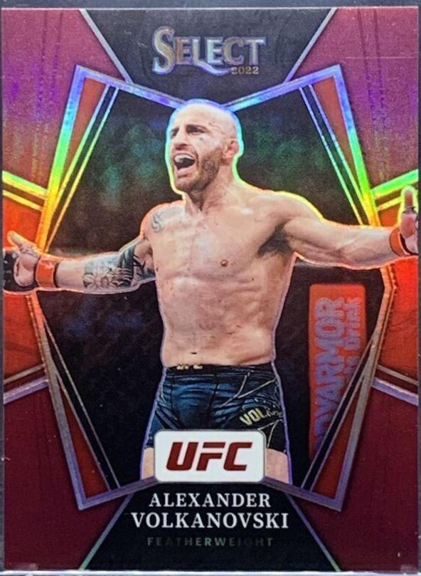 Alexander Volkanovski 2022 Panini Select UFC Premier Level #111 Maroon