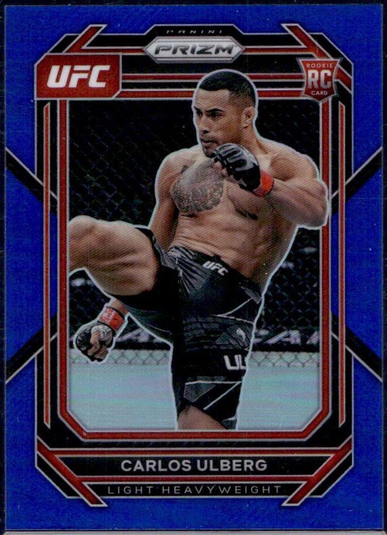 Carlos Ulberg 2023 Panini Prizm UFC Base #134 Blue