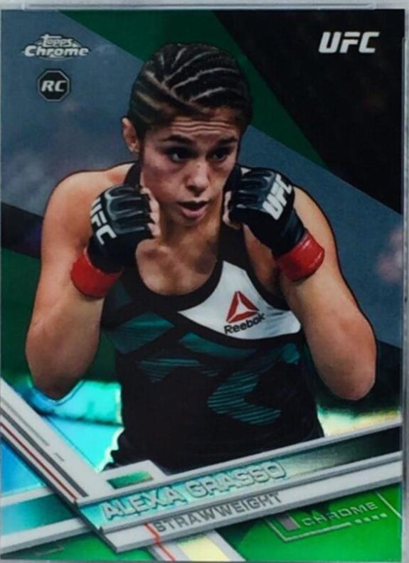 Alexa Grasso 2017 Topps Chrome UFC Base #85 Green