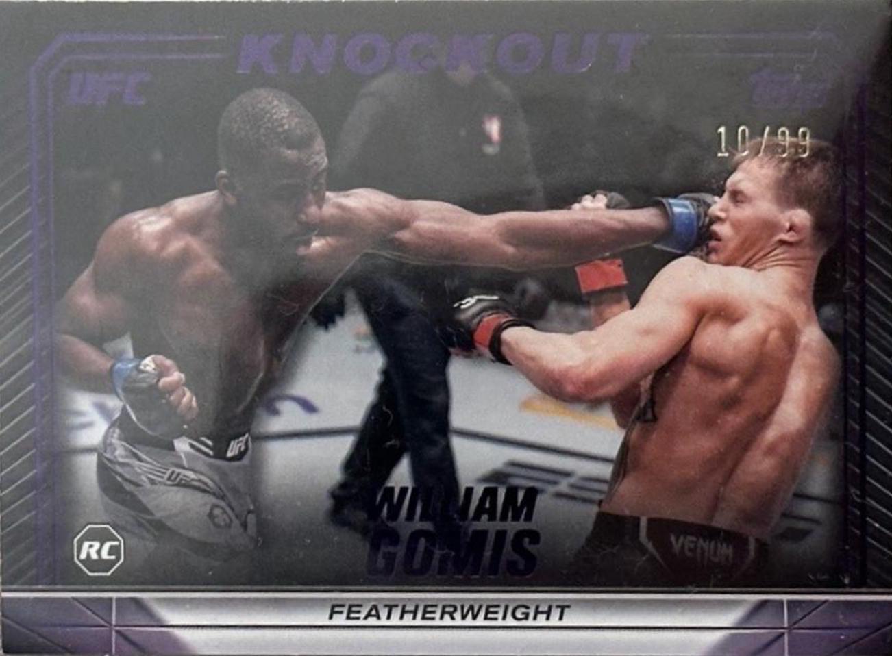 William Gomis 2024 Topps Knockout UFC Base #100 Purple