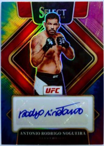 Antonio Rodrigo Nogueira 2022 Panini Select UFC Signatures #4 Tie Dye