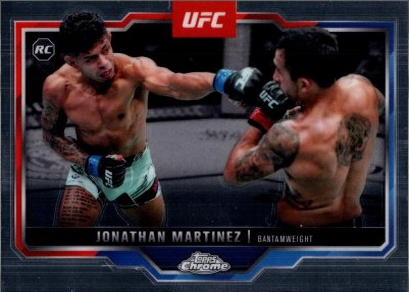Jonathan Martinez 2025 Topps Chrome UFC Base #80 Refractor