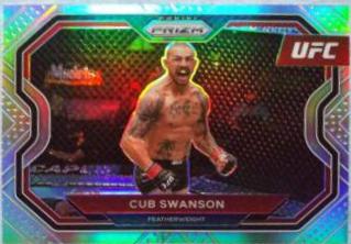 Cub Swanson 2021 Panini Prizm UFC Base #136 Silver