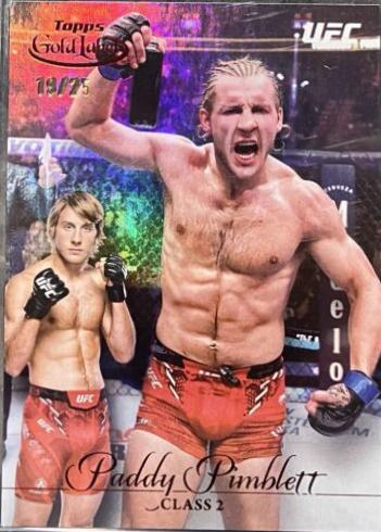 Paddy Pimblett 2024 Topps Gold Label UFC Base Class II #46 Red