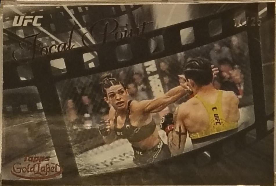 Mackenzie Dern 2024 Topps Gold Label UFC Focal Point #FP-10 Red