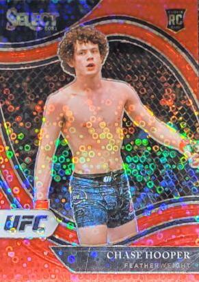 Chase Hooper 2021 Panini Select UFC Octagonside #241 Red Disco
