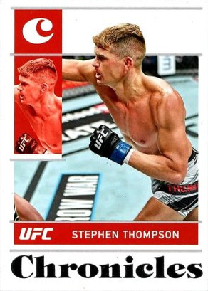 Stephen Thompson 2022 Panini Chronicles UFC Base Chronicles #16 Platinum