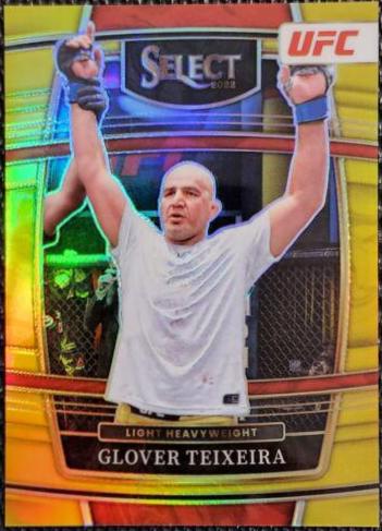 Glover Teixeira 2022 Panini Select UFC Concourse #17 Gold