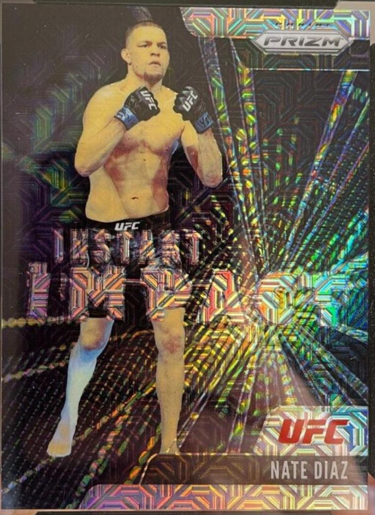 Nate Diaz 2021 Panini Prizm UFC Instant Impact #20 Mojo