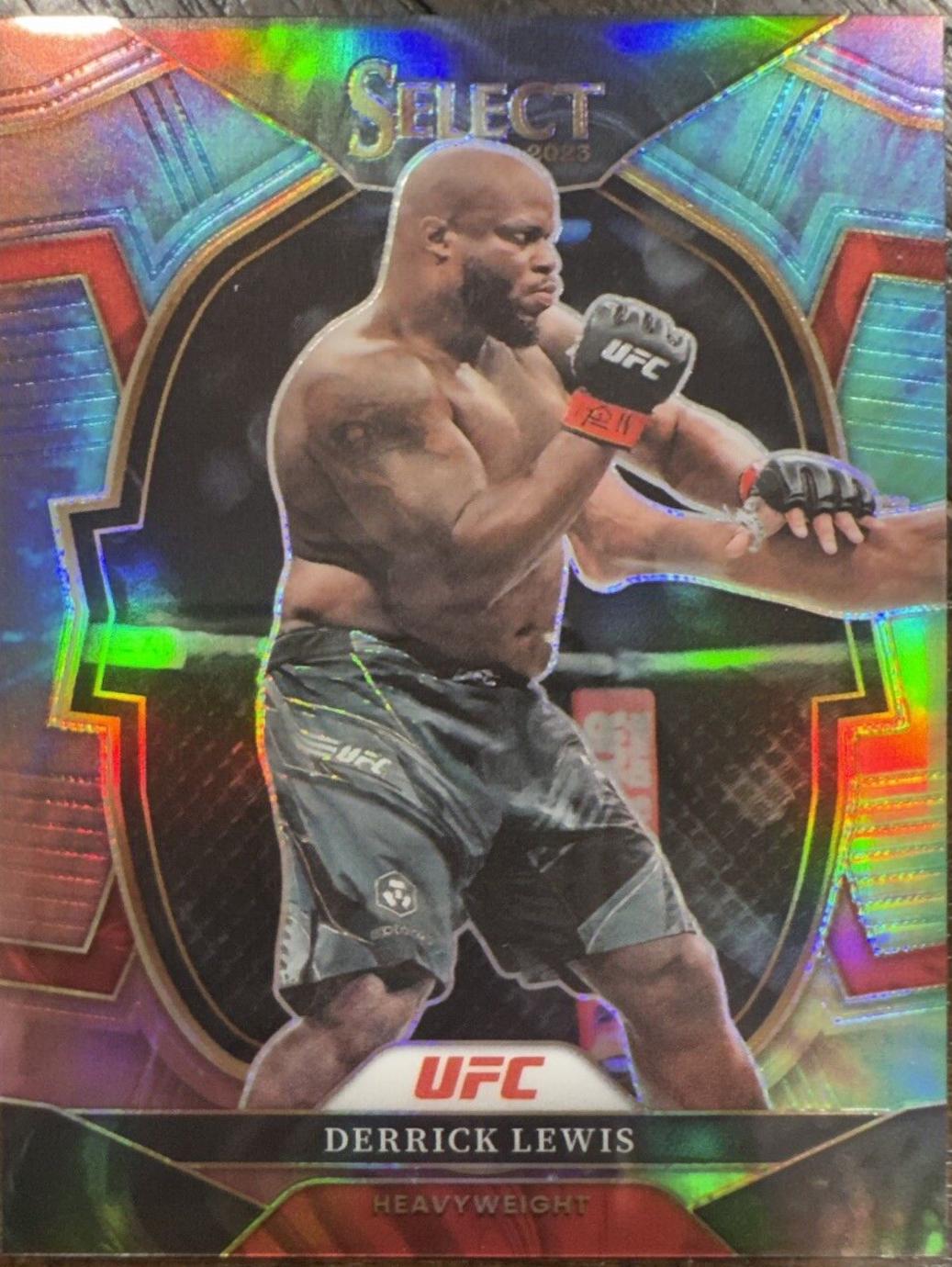 Derrick Lewis 2023 Panini Select UFC Concourse #72 Tie Dye