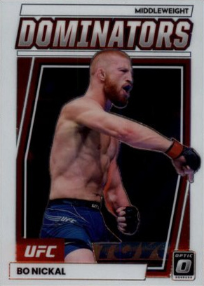 Bo Nickal 2023 Panini Donruss Optic UFC Dominators #25 Green