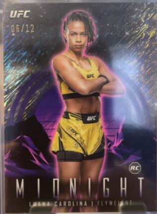 Luana Carolina 2024 Topps Midnight UFC Base #89 Midnight