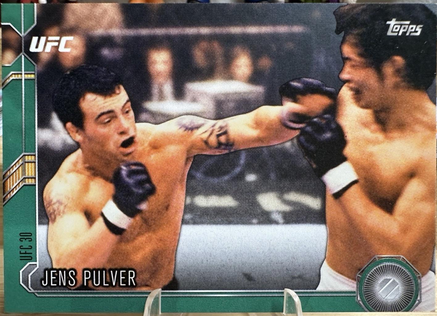 Jens Pulver 2015 Topps UFC Chronicles Base #10 Green