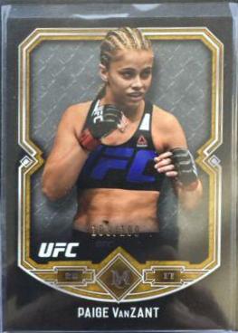 Paige VanZant 2017 Topps Museum Collection UFC Base #50 Copper