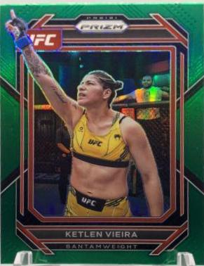 Ketlen Vieira 2023 Panini Prizm UFC Base #140 Green