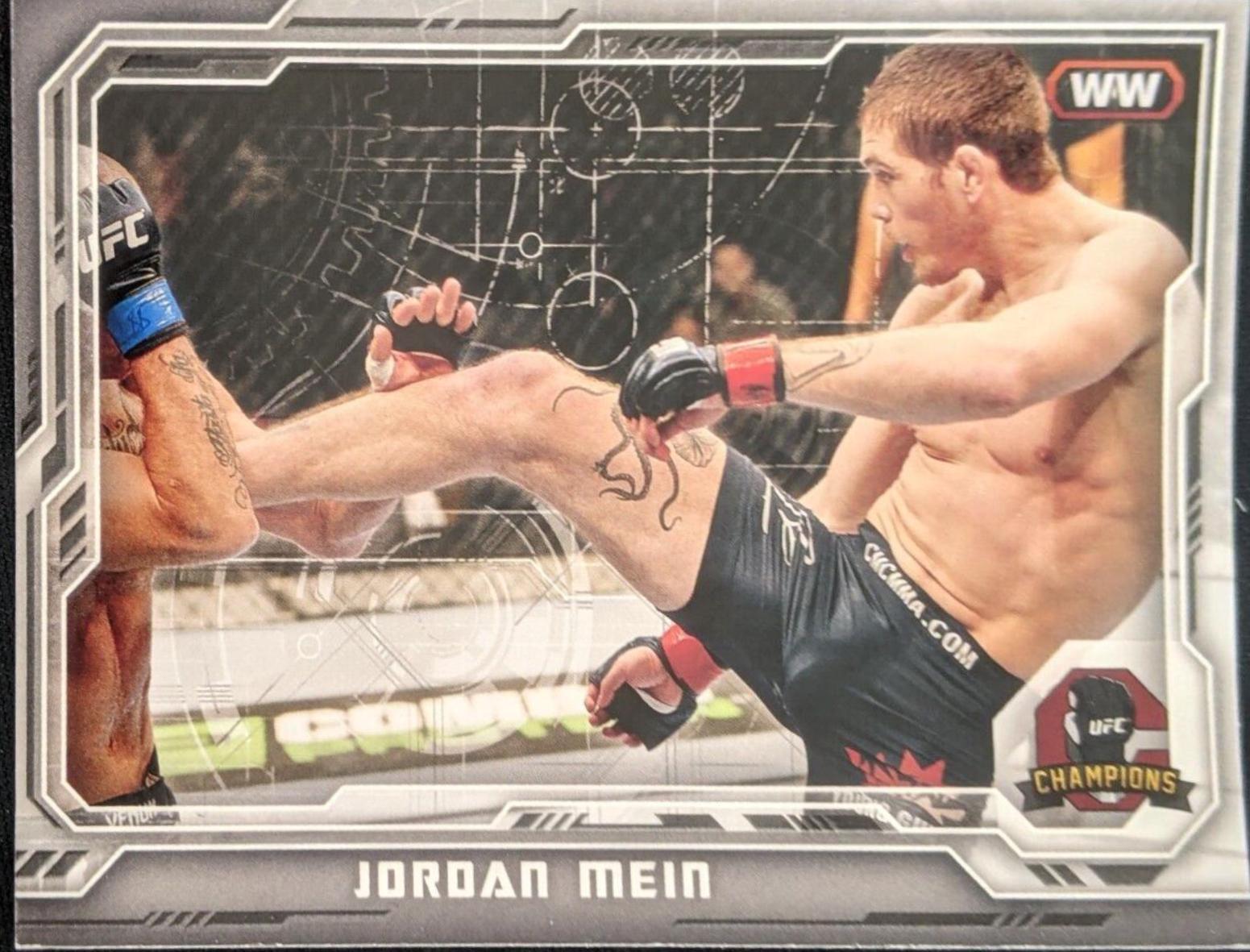 Jordan Mein 2014 Topps UFC Champions Base #144 Silver