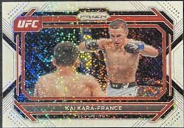 Kai Kara-France 2023 Panini Prizm UFC Base #15 White Sparkle
