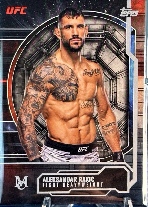 Aleksandar Rakic 2026 Topps Knockout UFC Museum Collection #MC-33 Platinum