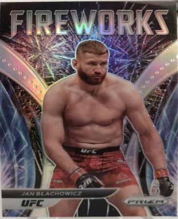 Jan Błachowicz 2022 Panini Prizm UFC Fireworks #19 Silver