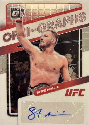 Stipe Miocic 2022 Panini Donruss Optic UFC Opti-Graphs #14 Green