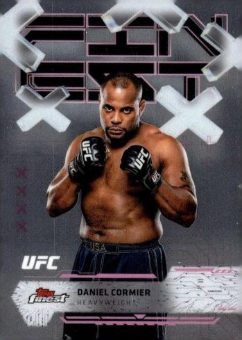 Daniel Cormier 2025 Topps Finest UFC Base Common #42 Checkerboard Refractor