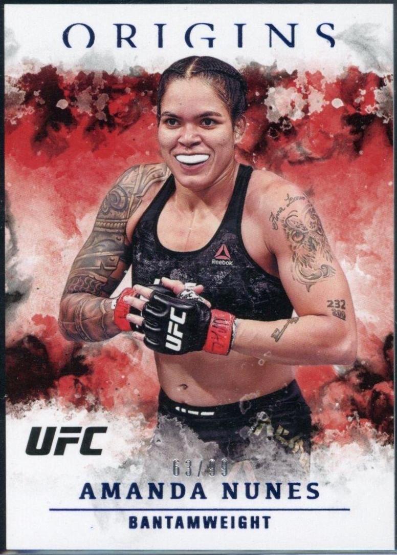 Amanda Nunes 2021 Panini Chronicles UFC Base Prestige #74 Purple