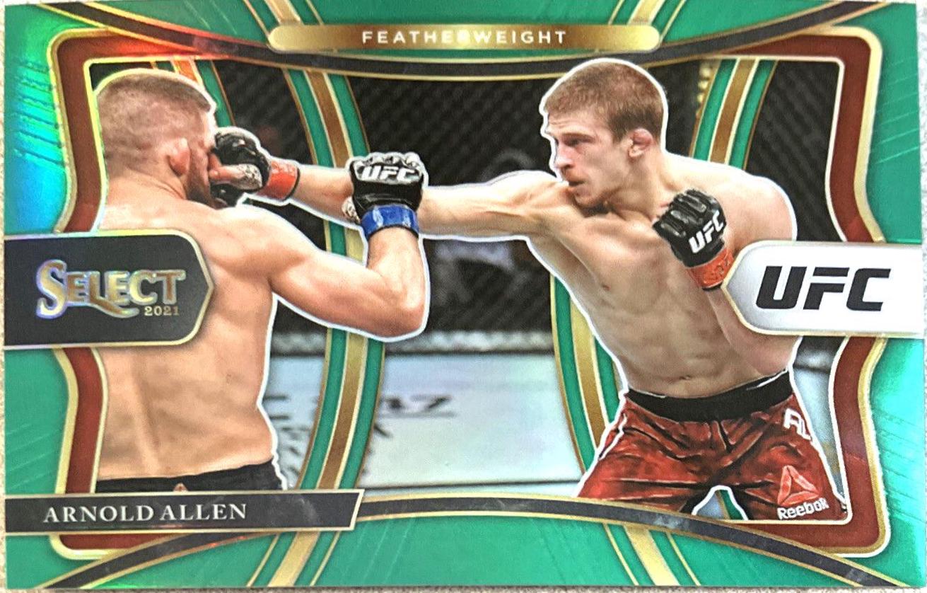 Arnold Allen 2021 Panini Select UFC Premier Level #156 Green