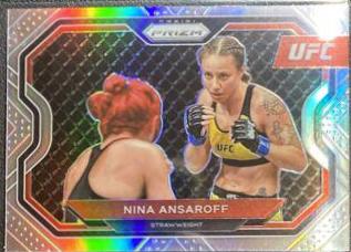 Nina Nunes 2021 Panini Prizm UFC Base #135 Silver