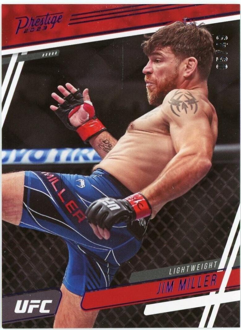 Jim Miller 2023 Panini Chronicles UFC Base Prestige #180 Blue