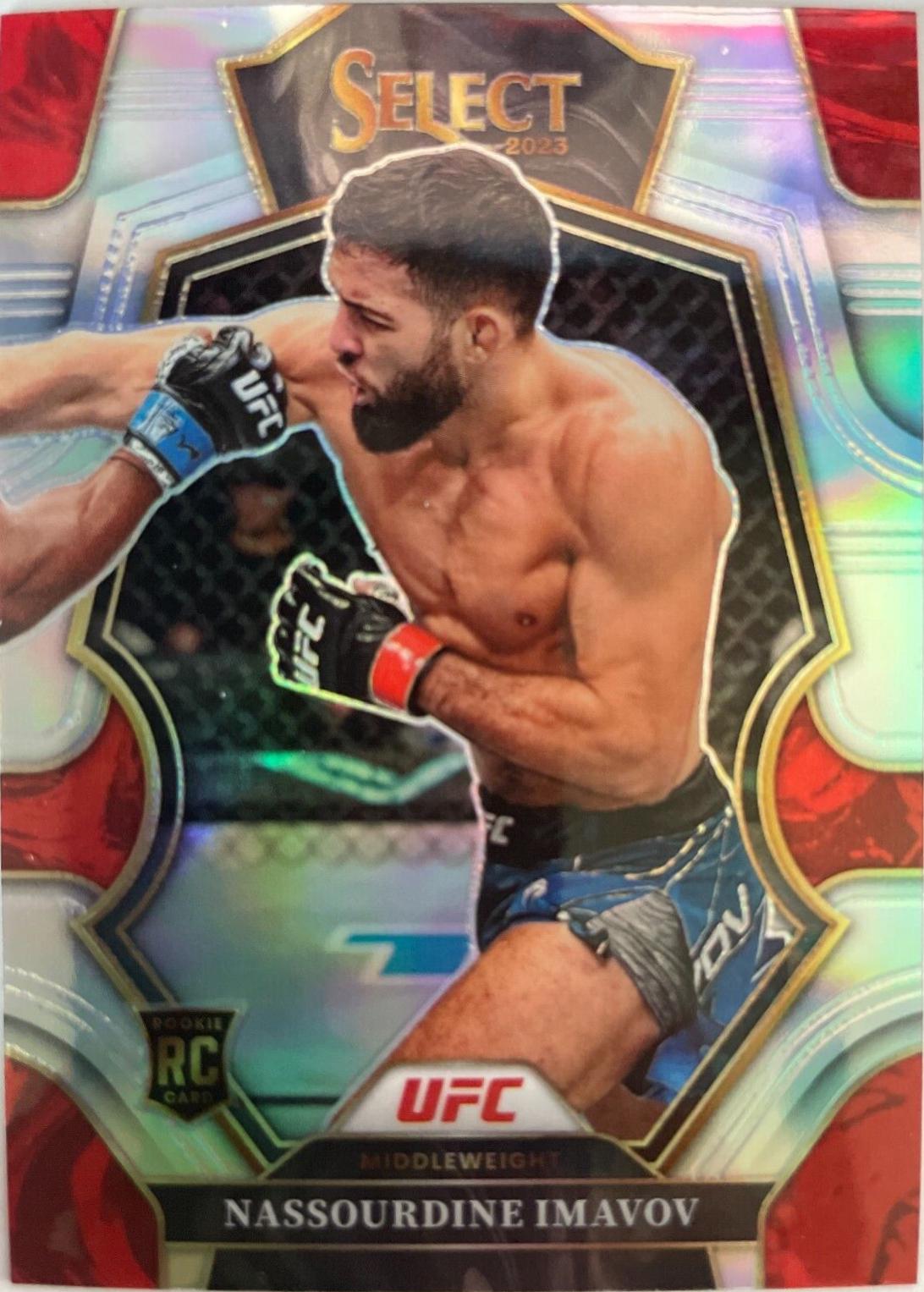 Nassourdine Imavov 2023 Panini Select UFC Premier Level #197 Silver