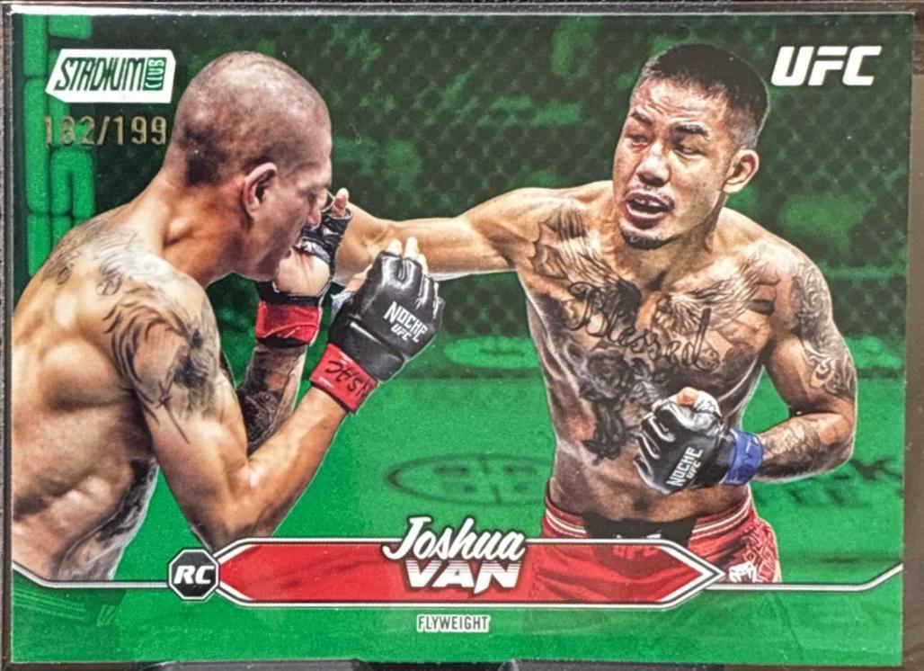 Joshua Van 2025 Topps Stadium Club UFC Base #15 Green