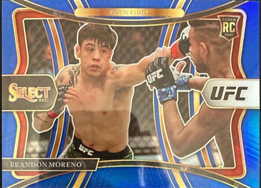 Brandon Moreno 2021 Panini Select UFC Premier Level #160 Blue