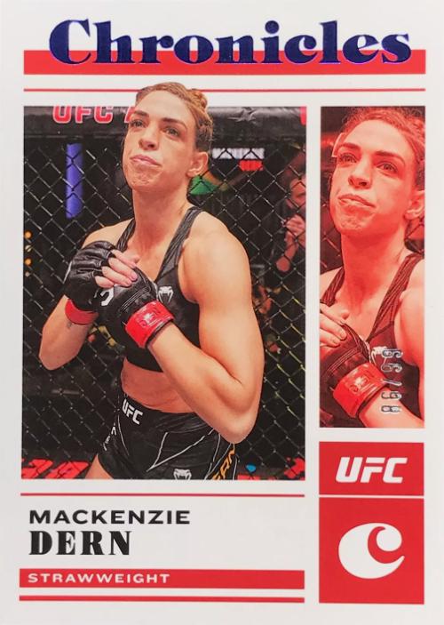 Mackenzie Dern 2023 Panini Chronicles UFC Base Chronicles #10 Blue