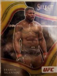 Francis Ngannou 2022 Panini Select UFC Octagonside #239 Gold