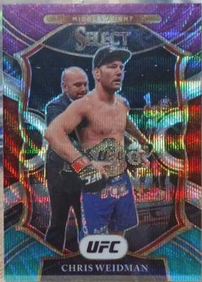 Chris Weidman 2021 Panini Select UFC Concourse #78 Tri Color