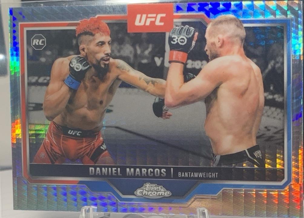 Daniel Marcos 2025 Topps Chrome UFC Base #113 Prism Refractor