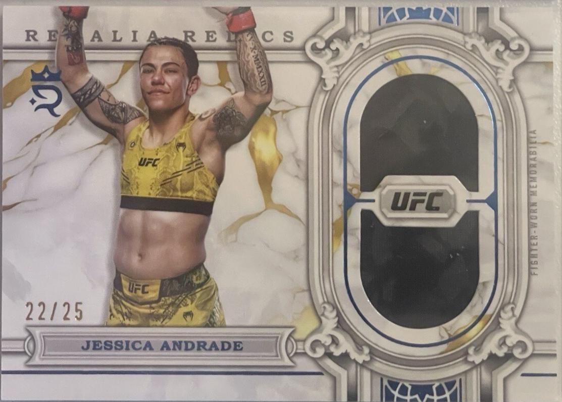 Jessica Andrade 2024 Topps Royalty UFC Regalia Relics #RAR-8 Blue