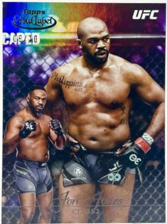 Jon Jones 2024 Topps Gold Label UFC Base Class II #44 Black