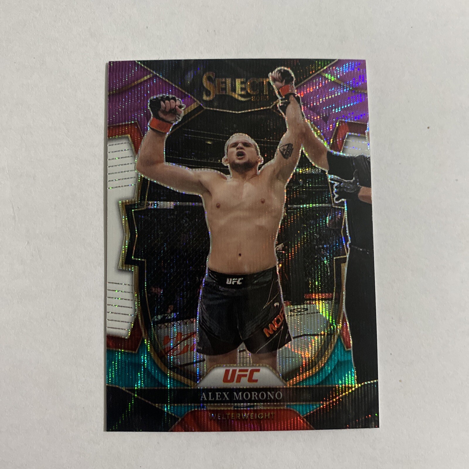 Alex Morono 2023 Panini Select UFC Concourse #18 Tri Color