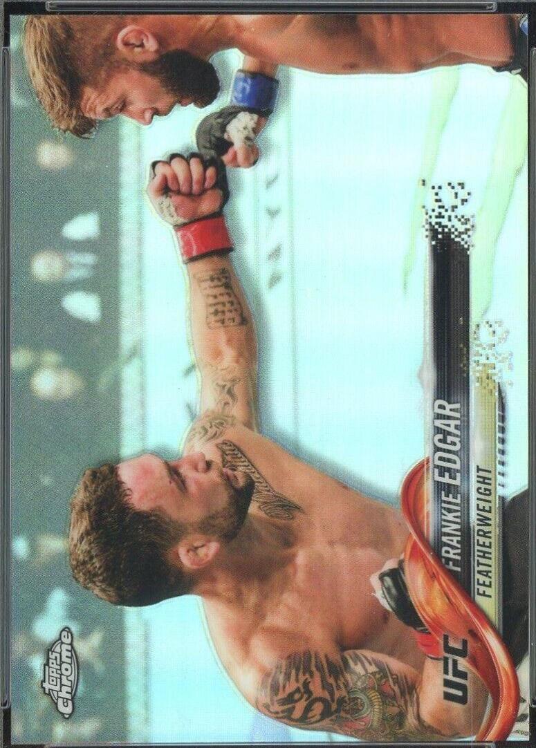 Frankie Edgar 2018 Topps Chrome UFC Base #70 Refractor