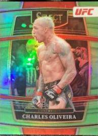 Charles Oliveira 2022 Panini Select UFC Concourse #45 Neon Green
