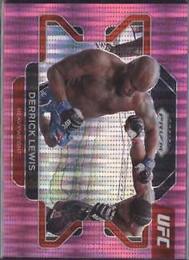 Derrick Lewis 2022 Panini Prizm UFC Base #1 Pink Pulsar