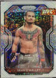 Sean O'Malley 2021 Panini Prizm UFC Base #61 White Sparkle