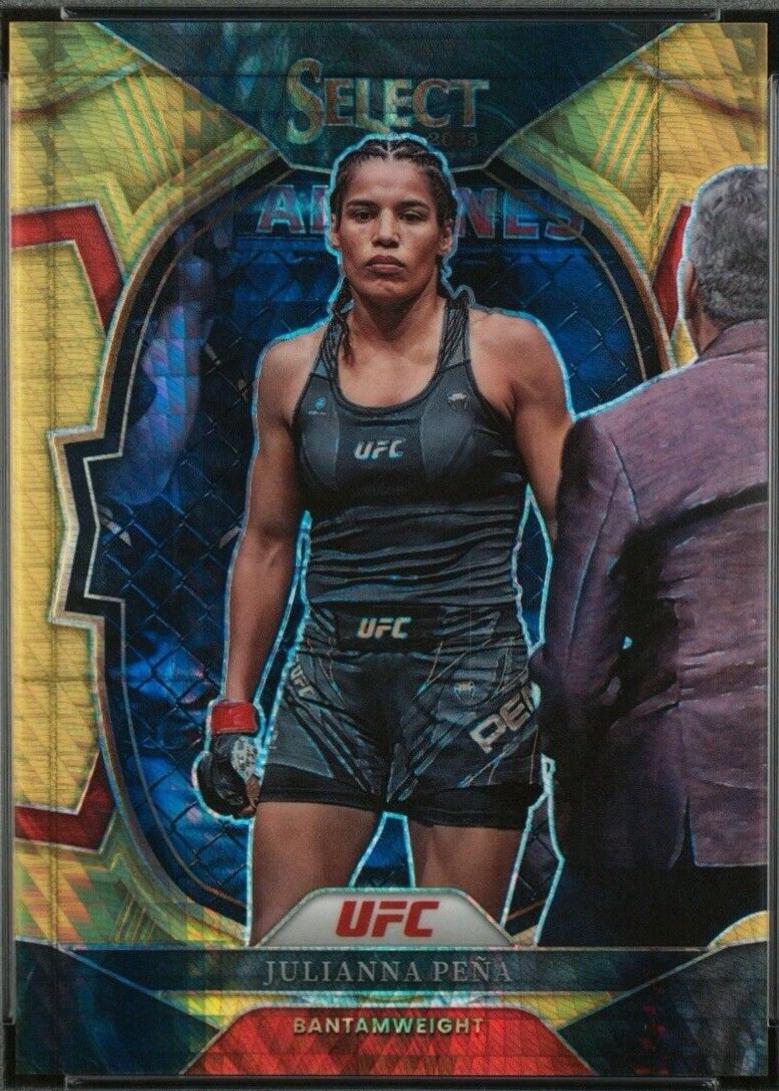 Julianna Peña 2023 Panini Select UFC Concourse #37 Lucky Envelopes